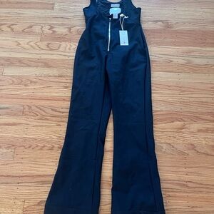 Obermeyer Black Zip-Front Jumpsuit Size 4 Short/Petite. Never worn.